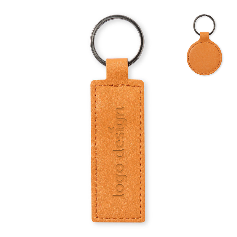 Key ring recycled leather